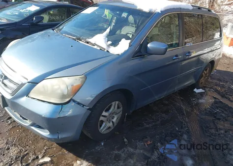 2007 Honda Odyssey Ex из США, поврежденный, VIN 5FNRL38487B067772